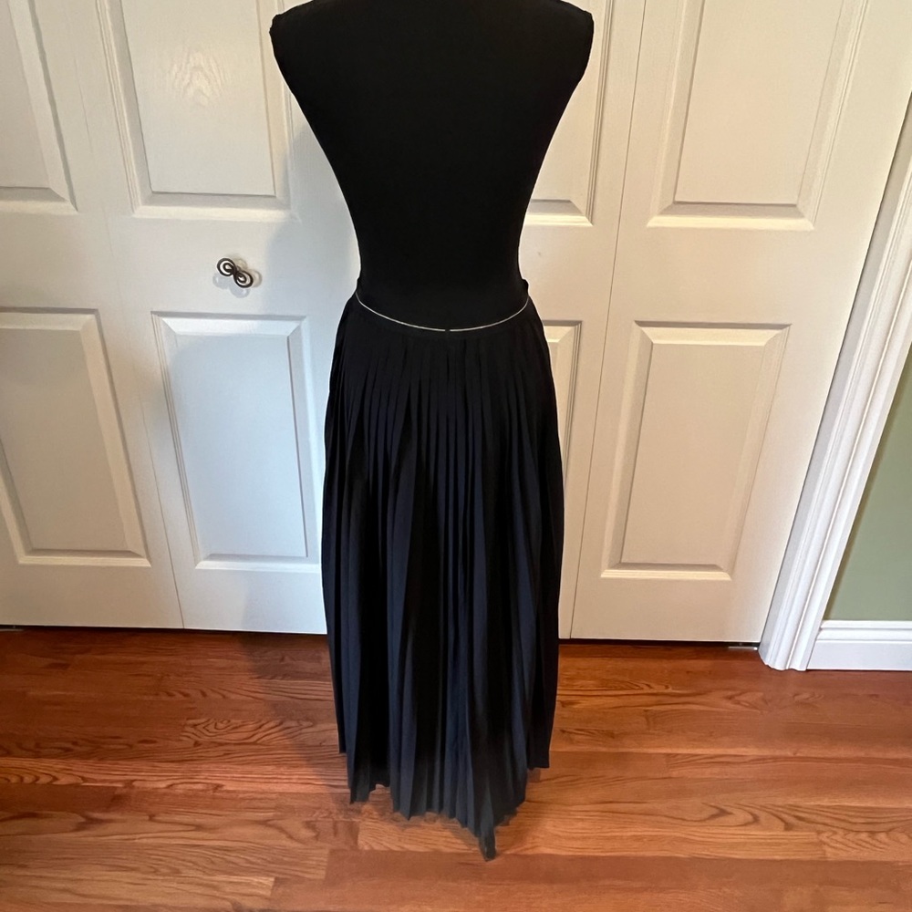 Aerie Elegant Black Pleated Skirt - Picture 3 of 4
